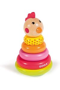 Apilable gallina, desarrolla la habilidad manual.