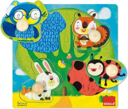 PUZZLE MADERA ANIMALES DEL BOSQUE