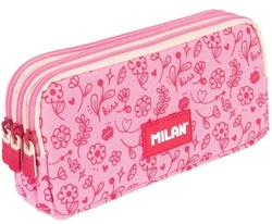 Estuche portatodo 3 cremalleras serie especial flowicorn