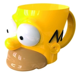 Taza Ceramica 3D Homer Simpsons