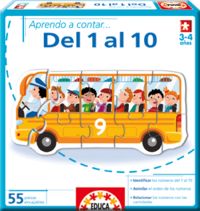 Aprendo a contar del 1 al 10