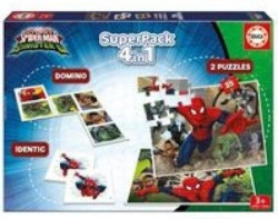 Superpack Spiderman vs Sinister domin� + puzzles + identic