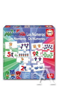 LOS NUMEROS PJMASK JUEGO EDUCATIVO