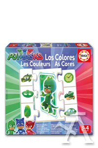 LOS COLORES PJMASK JUEGO EDUCATIVO