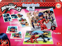 Superpack Ladybug domin� + puzzles + identic