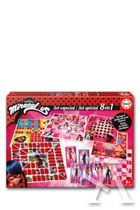 Set 8 en 1 juegos Ladybug