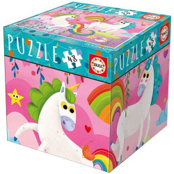 PUZZLE 48 PIEZAS UNICORNIOS