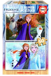 FROZEN 2 2 PUZZLES DE 50 PIEZAS