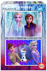 FROZEN 2 2 PUZZLES DE 20 PIEZAS