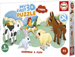 BABY PUZZLE 3D GRANJA