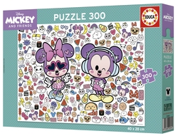 PUZZLE 300 PIEZAS MICKEY AND FIENDS