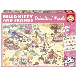 PUZZLE 150 PIEZAS DETECTIVE HELLO KITTY & FRIENDS