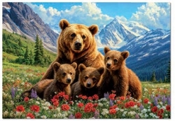 PUZZLE 1000 PIEZAS OSOS GRIZZLY EN CANADA