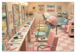 PUZZLE 1000 PIEZAS RETRO GLAM SALON