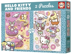 PUZZLE 2X500 PIEZAS HELLO KITTY & FRIENDS