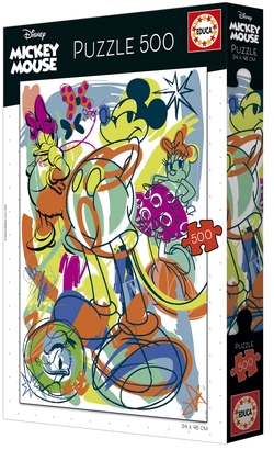 PUZZLE 500 PIEZAS MICKEY & FRIENDS