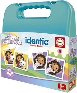 JUEGO IDENTIC MEMO GABBYS DOLLHOUSE MALETA