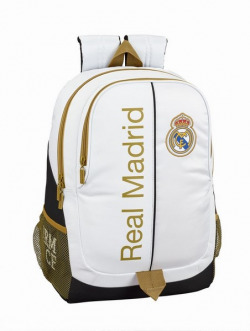 MOCHILA ADAPTABLE CARRO REAL MADRID 1� EQUIPACION 32x44x16cm