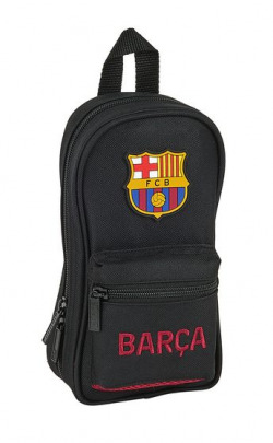 PLUMIER MOCHILA CON 4 PORTATODOS LLENOS F.C.BARCELONA LAYERS 12x2