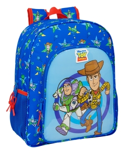 MOCHILA JUNIOR ADAPTABLE CARRO TOY STORY GOOD VIBES 32x38x12cm