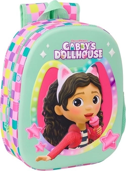 MOCHILA 3D GABBY'S DOLLHOUSE 3D 27x33x10cm