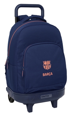 MOCHILA GRANDE CON RUEDAS COMPACT EXTRAIBLE F.C.BARCELONA 2ª EQUIPACION 33x45x22cm