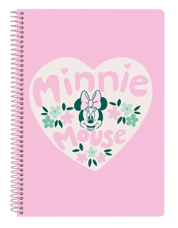 LIBRETA CUARTO 80 HOJAS TAPAS DURAS MINNIE MOUSE MINTY 15,5x22x1cm