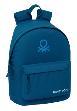 MOCHILA PARA PORTATIL 14,1 BENETTON BASICS MARINO 31x41x16cm