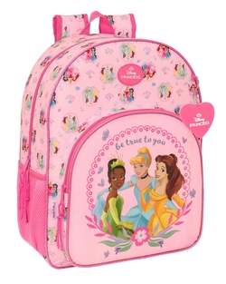 MOCHILA ADAPTABLE CARRO PRINCESAS DISNEY 33x42x14cm