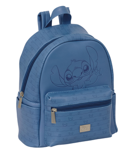MINI MOCHILA TEEN STITCH BLUE 24x28x12cm