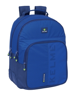 MOCHILA DOBLE ADAPTABLE CARRO KELME BLUE 32x42x15cm