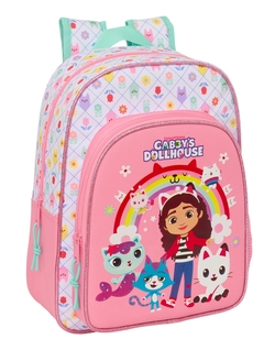 MOCHILA INFANTIL ADAPTABLE A CARRO GABBY'S DOLLHOUSE 26x34x11cm