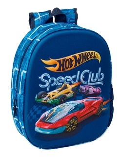 MOCHILA 3D HOT WHEELS 27x33x10cm