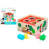 Cubo Formas Madera Mickey Minnie Disney