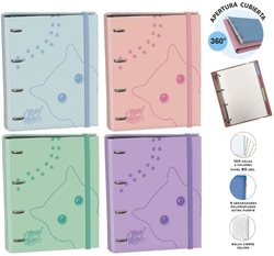C/4 carpebloc ringbook foam a4 4 anillas 35mm con recambio cats colores surtidos