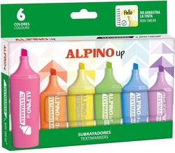 ESTOXO 6 MARCADORES FLUORESCENTES ALPINO UP