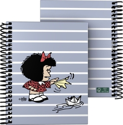CUADERNO FOR A6 C5MM MAFALDA BOAT 11,6x14,8x1,6cm
