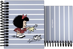 CUADERNO FOR A7 100H 70G C5MM MAFALDA BOAT 9,5x10,5x1,6cm