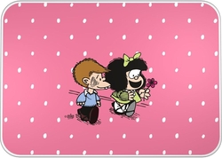 VADE PVC MAFALDA FRIENDS 33X47X0,5CM
