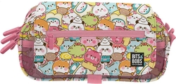 PORTATODO TRIPLE CON SOL B&B KAWAII 22,5x12x14cm