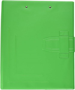 CARPETA 4 ANILLAS 40MM Y MINICLIP PVC VERDE CLARO