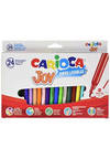 ESTUCHE 24 ROTULADORES CARIOCA JOY PUNTA FINA