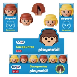 EXP 24 SACAPUNTAS SURTIDOS PLAYMOBIL