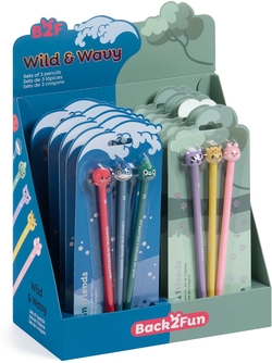 EXP 12 SETS 3 LAPICES WILD WAVY B2F