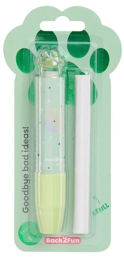 GOMA RETRACTIL PATITA VERDE B2F