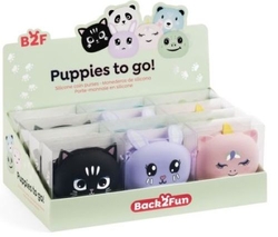 EXP 12 MONEDEROS SILICONA PUPPIES B2F