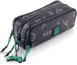 PORTATODO TRIPLE RECT. RECICL. GAME OVER 210x50x80mm