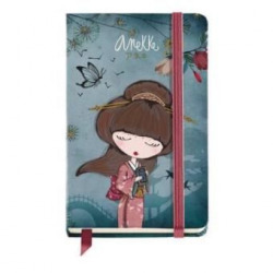 CUADERNO C/GOMA 90X140 LISO LOGBOOK BALLERINA ANEKKE