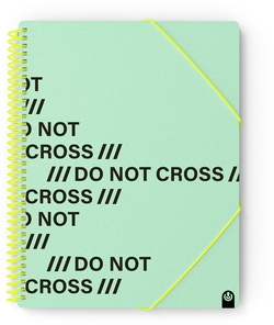 CARPETA Fº PP NOT CROSS 40 FUNDAS MINT