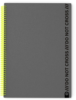 CUADERNO A4 ESPIRAL NOT CROSS 100H CUADRICULA CARBON